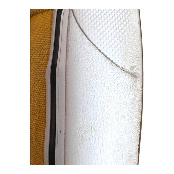 Vans Old School Yellow Suede Canvas Mens Sneakers Sz 11.5 US Trainers Shoes READ - Picture 4 of 16